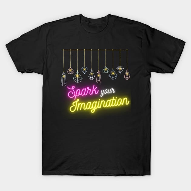 Spark Your Imagination T-Shirt by Rebekah Thompson